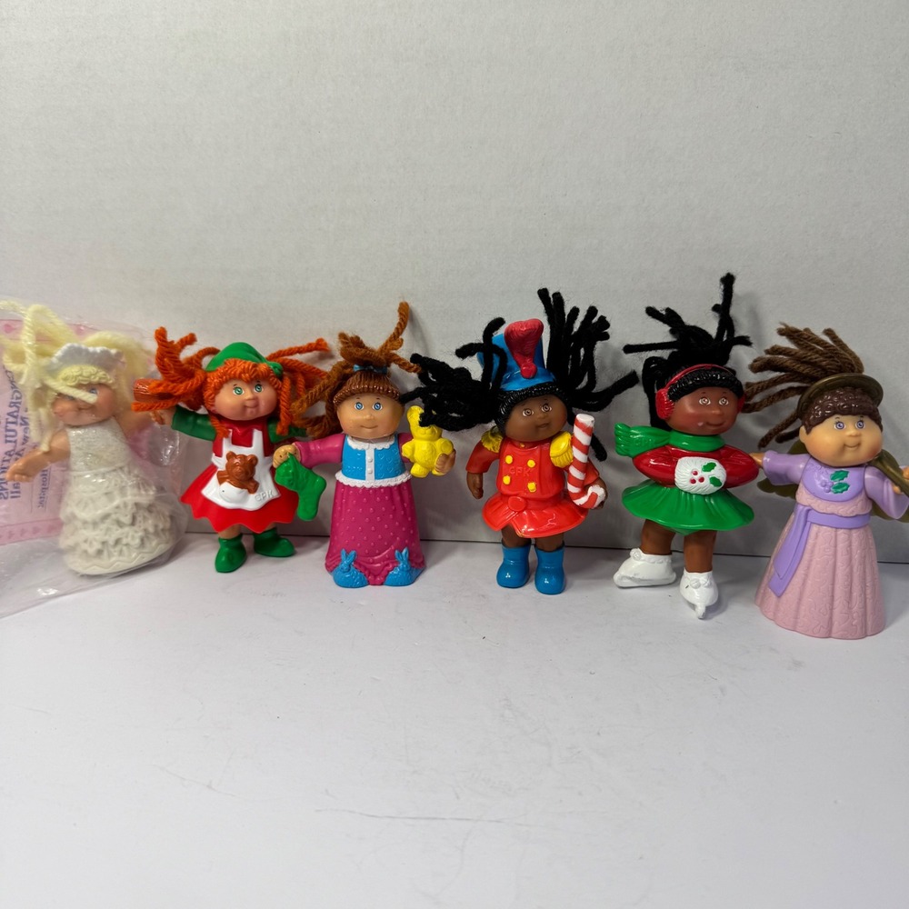 Vintage Cabbage Patch Kids McDonald's Happy Meal Toy Figurine Lot of 6 1992 1995